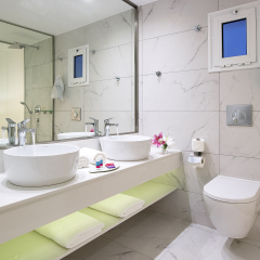 Отель Dimitra Beach Resort Греция, Кос - отзывы, цены и фото номеров - забронировать отель Dimitra Beach Resort онлайн ванная фото 2