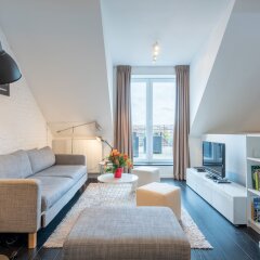 Отель Europea Luxury Duplex Residence Flagey Бельгия, Брюссель - отзывы, цены и фото номеров - забронировать отель Europea Luxury Duplex Residence Flagey онлайн комната для гостей фото 2