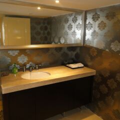Отель Guangzhou Grand View Golden Palace Apartment Китай, Гуанчжоу - отзывы, цены и фото номеров - забронировать отель Guangzhou Grand View Golden Palace Apartment онлайн ванная фото 2