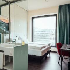 Отель A-Ja Zurich. Das City-Resort. Цюрих комната для гостей фото 3
