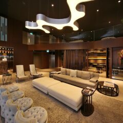 Отель Pan Pacific Serviced Suites Beach Road, Singapore интерьер отеля