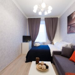 Апартаменты Lux Apartments Фрунзенская 50 Москва комната для гостей фото 5