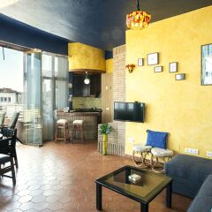 Отель Penthouse 18 Floor Sea View Торремолинос комната для гостей фото 5