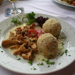 Отель Gasthof Rastlhof Сцена питание