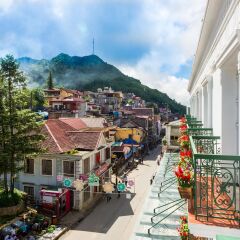 Отель BB Hotel Sapa Вьетнам, Шапа - отзывы, цены и фото номеров - забронировать отель BB Hotel Sapa онлайн балкон