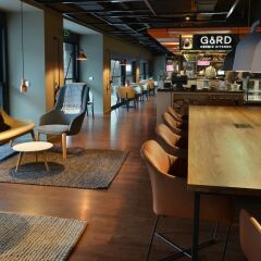 Отель Courtyard by Marriott Brussels EU Бельгия, Брюссель - 1 отзыв об отеле, цены и фото номеров - забронировать отель Courtyard by Marriott Brussels EU онлайн гостиничный бар