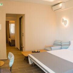 Апартаменты Costa Domus Blue Luxury Apartments Ситония комната для гостей фото 4