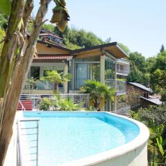 Отель Luxury Italian Lakes Villa With Private Pool, Gym, Bbq, Free Wifi, Lake Views Италия, Вербания - отзывы, цены и фото номеров - забронировать отель Luxury Italian Lakes Villa With Private Pool, Gym, Bbq, Free Wifi, Lake Views онлайн бассейн