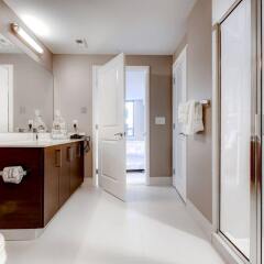 Отель Global Luxury Suites at Woodmont Triangle South США, Бетесда - отзывы, цены и фото номеров - забронировать отель Global Luxury Suites at Woodmont Triangle South онлайн ванная