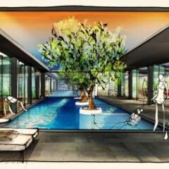 Отель Andaz Munich Schwabinger Tor By Hyatt Мюнхен бассейн