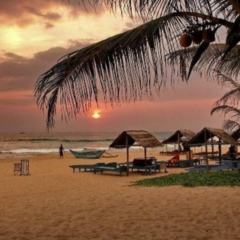 Отель International Beach Hotel & Restaurant Шри-Ланка, Хиккадува - отзывы, цены и фото номеров - забронировать отель International Beach Hotel & Restaurant онлайн пляж фото 2