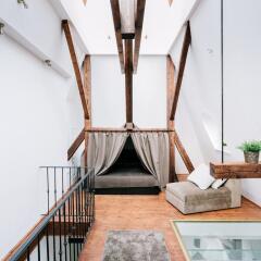 Апартаменты Bed And Bridge Budapest Apartments Будапешт балкон