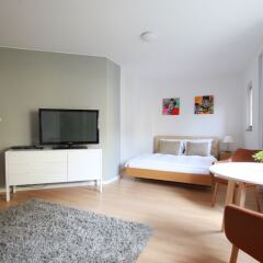 Апартаменты Arthouse Apartments im Belgischen Viertel Кёльн комната для гостей фото 2