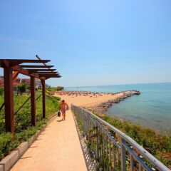 Апартаменты Menada Luxor Apartments пляж фото 2
