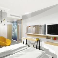 Отель Holiday Inn Munich - Leuchtenbergring Германия, Мюнхен - 3 отзыва об отеле, цены и фото номеров - забронировать отель Holiday Inn Munich - Leuchtenbergring онлайн комната для гостей фото 2