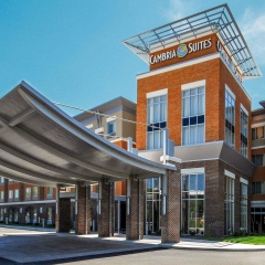 Отель Cambria Hotel Akron - Canton Airport США, Юнионтаун - отзывы, цены и фото номеров - забронировать отель Cambria Hotel Akron - Canton Airport онлайн вид на фасад