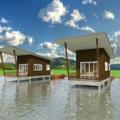 Отель Amantra Lake View Resort Ланта приотельная территория