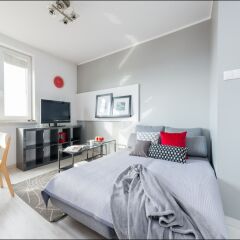 Отель P&O Apartments Dabrowskiego Польша, Варшава - отзывы, цены и фото номеров - забронировать отель P&O Apartments Dabrowskiego онлайн комната для гостей фото 2
