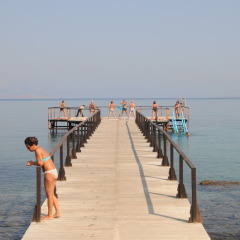Отель Mastichari Bay Hotel Греция, Калимнос - отзывы, цены и фото номеров - забронировать отель Mastichari Bay Hotel онлайн приотельная территория