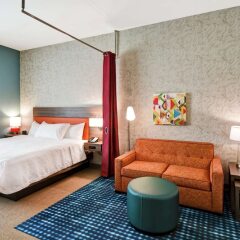 Отель Home2 Suites by Hilton Columbus Downtown США, Колумбус - отзывы, цены и фото номеров - забронировать отель Home2 Suites by Hilton Columbus Downtown онлайн комната для гостей фото 4