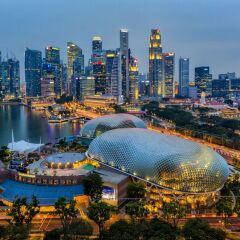 Отель PARKROYAL COLLECTION Marina Bay Сингапур приотельная территория фото 2
