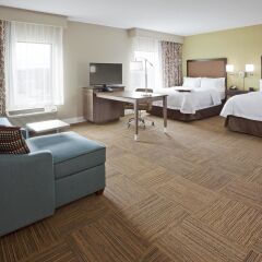 Отель Hampton Inn Minneapolis Bloomington West Блумингтон комната для гостей фото 3