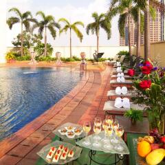 Отель Grand Copthorne Waterfront Сингапур, Сингапур - отзывы, цены и фото номеров - забронировать отель Grand Copthorne Waterfront онлайн бассейн фото 2