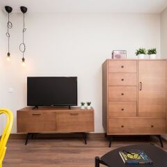Отель FM Deluxe 1-BDR Apaprtment - Retromodernity Болгария, София - отзывы, цены и фото номеров - забронировать отель FM Deluxe 1-BDR Apaprtment - Retromodernity онлайн удобства в номере