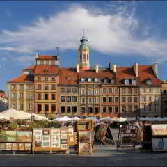 Апартаменты P And O Apartments Old Town Square Варшава вид на фасад
