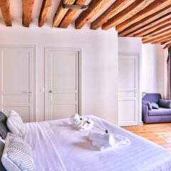 Апартаменты Amazing Apartment Close to Notre Dame Париж комната для гостей фото 3