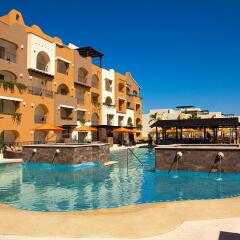 Отель Tesoro Los Cabos - All Inclusive Available Мексика, Золотая зона Марина - 1 отзыв об отеле, цены и фото номеров - забронировать отель Tesoro Los Cabos - All Inclusive Available онлайн бассейн фото 2
