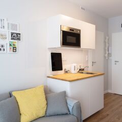 Отель WE Apartments Польша, Варшава - отзывы, цены и фото номеров - забронировать отель WE Apartments онлайн комната для гостей фото 3