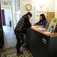Отель Balmes Centro Hostal Барселона интерьер отеля
