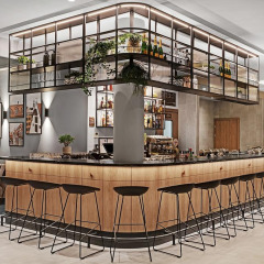 Отель Hilton Garden Inn Riga Old Town Латвия, Рига - отзывы, цены и фото номеров - забронировать отель Hilton Garden Inn Riga Old Town онлайн гостиничный бар фото 4