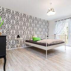 Апартаменты Apartment Köln Rath Кёльн комната для гостей фото 2