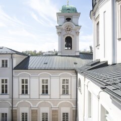 Отель Gästehaus im Priesterseminar Salzburg Австрия, Зальцбург - отзывы, цены и фото номеров - забронировать отель Gästehaus im Priesterseminar Salzburg онлайн балкон