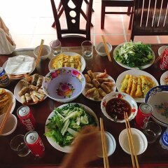 Отель Countryside Garden Homestay Хойан питание
