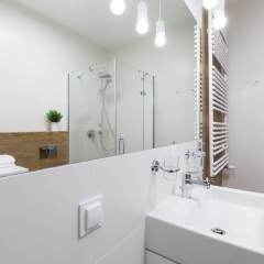 Отель Homewell Apartments Gąsiorowskich Польша, Познань - отзывы, цены и фото номеров - забронировать отель Homewell Apartments Gąsiorowskich онлайн ванная