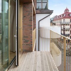 Отель Avenyn - Företagsbostäder Швеция, Гётеборг - отзывы, цены и фото номеров - забронировать отель Avenyn - Företagsbostäder онлайн балкон