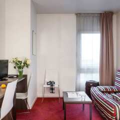 Отель Aparthotel Adagio access Paris La Villette Франция, Париж - отзывы, цены и фото номеров - забронировать отель Aparthotel Adagio access Paris La Villette онлайн комната для гостей фото 3