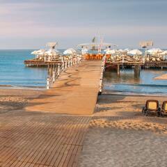 Ela Quality Resort Belek Турция, Белек - 2 отзыва об отеле, цены и фото номеров - забронировать отель Ela Quality Resort Belek онлайн пляж фото 2