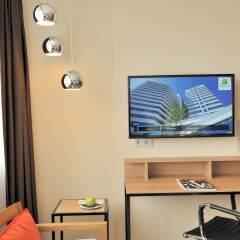 Отель Holiday Inn Express Amsterdam Arena Towers Нидерланды, Амстердам - 2 отзыва об отеле, цены и фото номеров - забронировать отель Holiday Inn Express Amsterdam Arena Towers онлайн фото 2