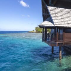 Отель Oa Oa Lodge Французская Полинезия, Бора-Бора - отзывы, цены и фото номеров - забронировать отель Oa Oa Lodge онлайн пляж фото 2