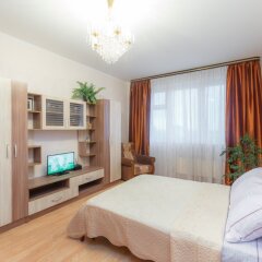 Апартаменты Odnokomnatnie metro Bratislavskaya Apartments Москва комната для гостей фото 2