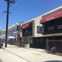 Отель Knights Inn Los Angeles Central / Convention Center Area США, Лос-Анджелес - отзывы, цены и фото номеров - забронировать отель Knights Inn Los Angeles Central / Convention Center Area онлайн вид на фасад