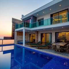 Villa Lemon C2 by Akdenizvillam Турция, Калкан - отзывы, цены и фото номеров - забронировать отель Villa Lemon C2 by Akdenizvillam онлайн бассейн фото 3