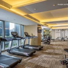 Отель Fraser Suites Guangzhou Китай, Гуанчжоу - отзывы, цены и фото номеров - забронировать отель Fraser Suites Guangzhou онлайн фитнесс-зал