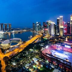 Отель Swissotel Stamford Сингапур бассейн фото 3
