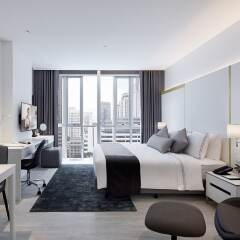 Отель Somerset Maison Asoke Bangkok Бангкок комната для гостей фото 3