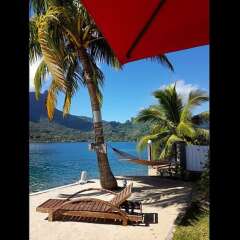 Отель Villa Oramarama - Moorea Французская Полинезия, Папеэте - отзывы, цены и фото номеров - забронировать отель Villa Oramarama - Moorea онлайн пляж фото 2